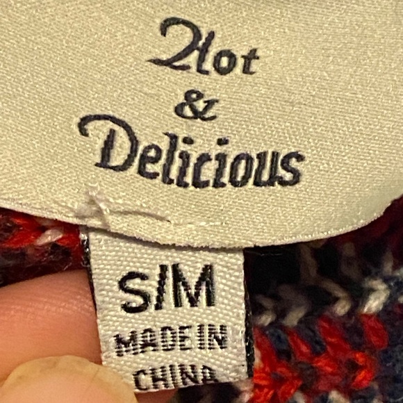 Hot & Delicious Southwest Aztec Open Front Cardigan Boho Womens Size S/M - Picture 4 of 6